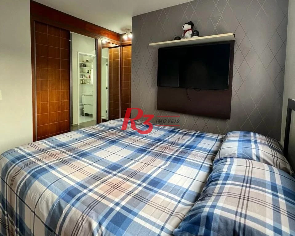 Apartamento com 3 dormitórios à venda, 111 m² por R$ 1.330.000,00 - Ponta da Praia - Santos/SP