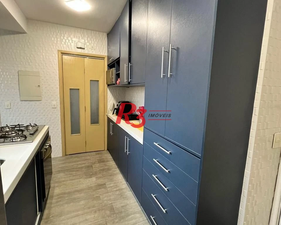 Apartamento com 3 dormitórios à venda, 111 m² por R$ 1.330.000,00 - Ponta da Praia - Santos/SP