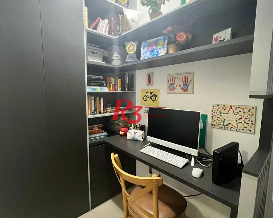 Apartamento com 3 dormitórios à venda, 111 m² por R$ 1.330.000,00 - Ponta da Praia - Santos/SP