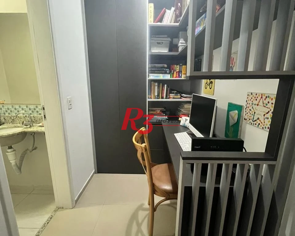 Apartamento com 3 dormitórios à venda, 111 m² por R$ 1.330.000,00 - Ponta da Praia - Santos/SP