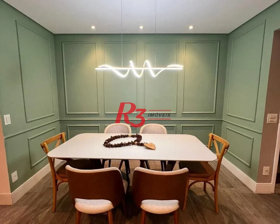 Apartamento com 3 dormitórios à venda, 111 m² por R$ 1.330.000,00 - Ponta da Praia - Santos/SP