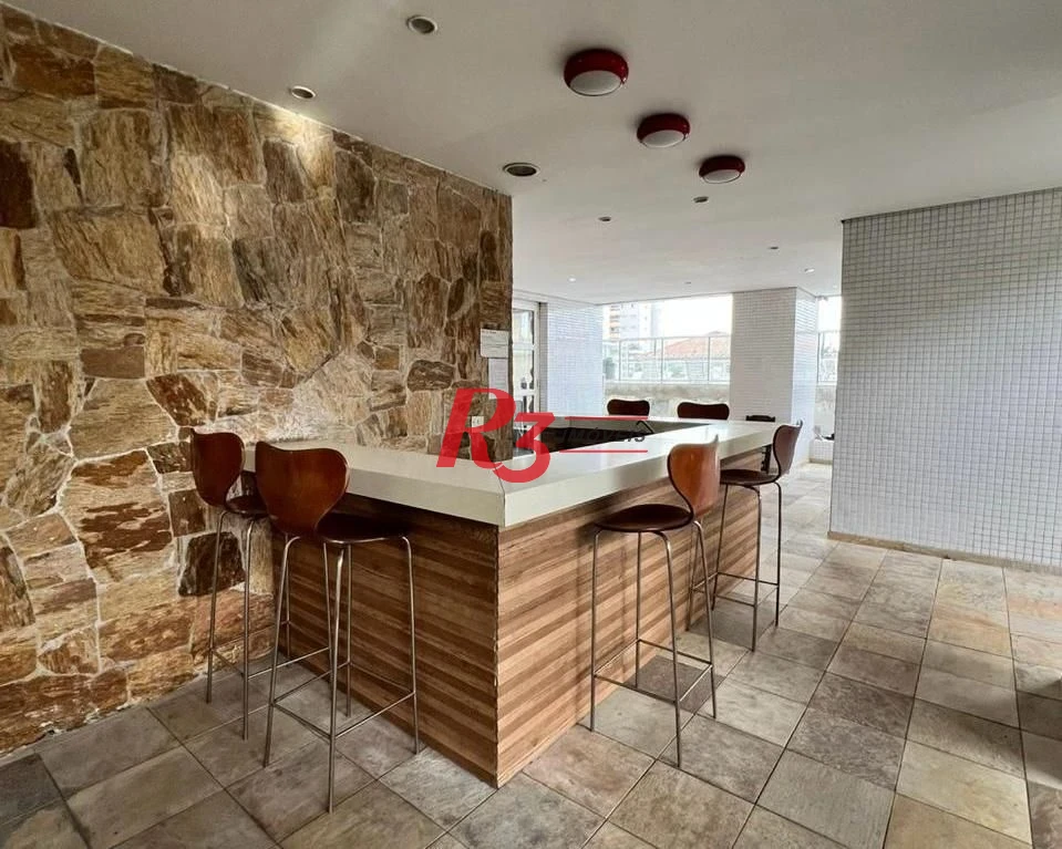 Apartamento com 3 dormitórios à venda, 111 m² por R$ 1.330.000,00 - Ponta da Praia - Santos/SP