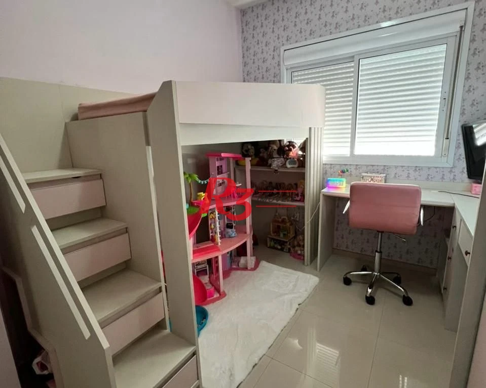 Apartamento com 3 dormitórios à venda, 111 m² por R$ 1.330.000,00 - Ponta da Praia - Santos/SP