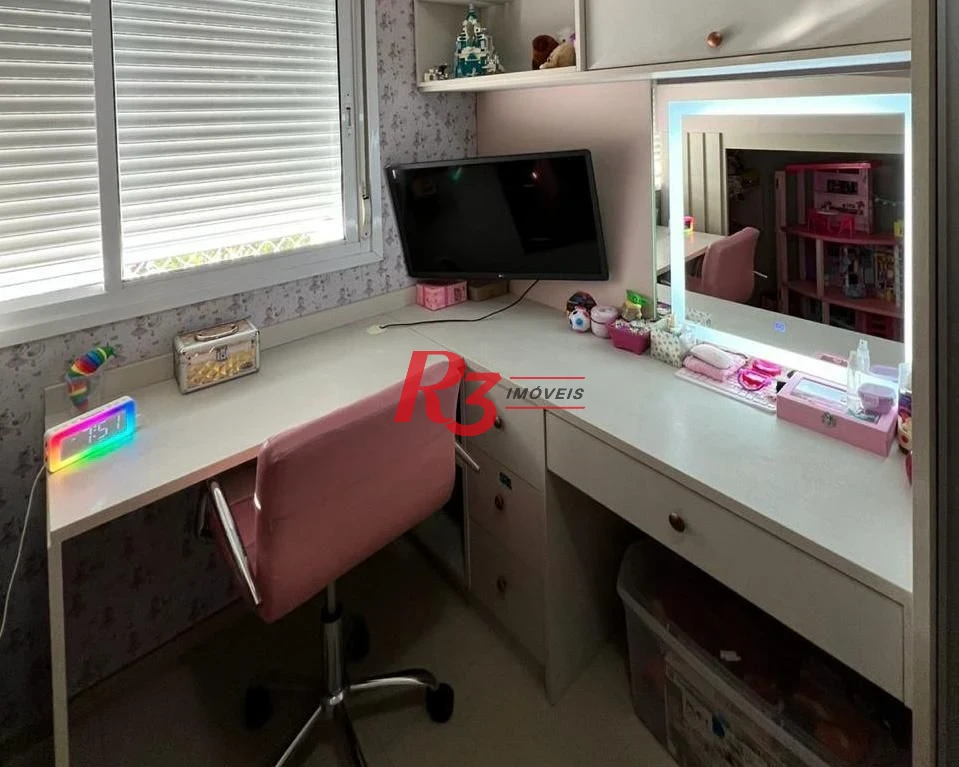 Apartamento com 3 dormitórios à venda, 111 m² por R$ 1.330.000,00 - Ponta da Praia - Santos/SP