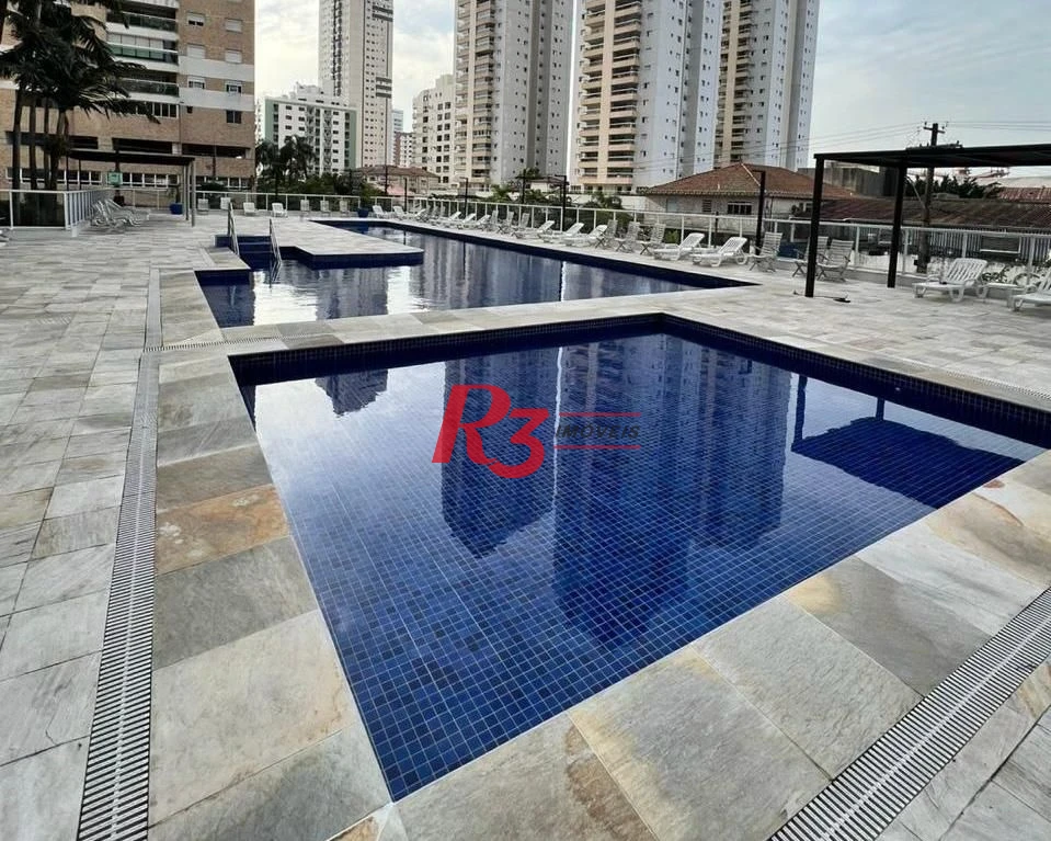 Apartamento com 3 dormitórios à venda, 111 m² por R$ 1.330.000,00 - Ponta da Praia - Santos/SP