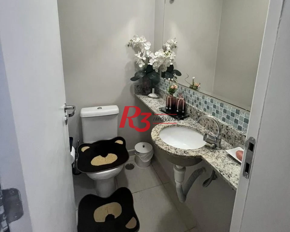 Apartamento com 3 dormitórios à venda, 111 m² por R$ 1.330.000,00 - Ponta da Praia - Santos/SP