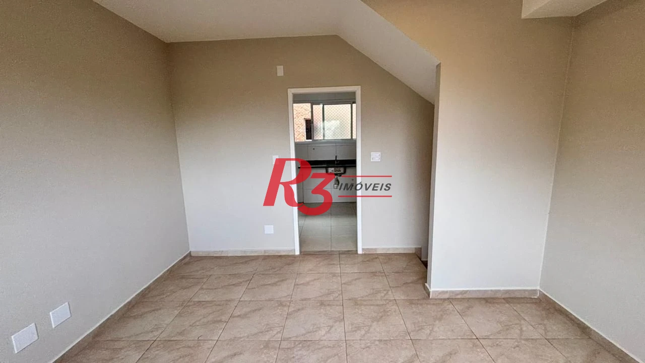 Village com lazer com 2 dormitórios à venda, 106 m² por R$ 585.000 - Vila Mathias - Santos/SP