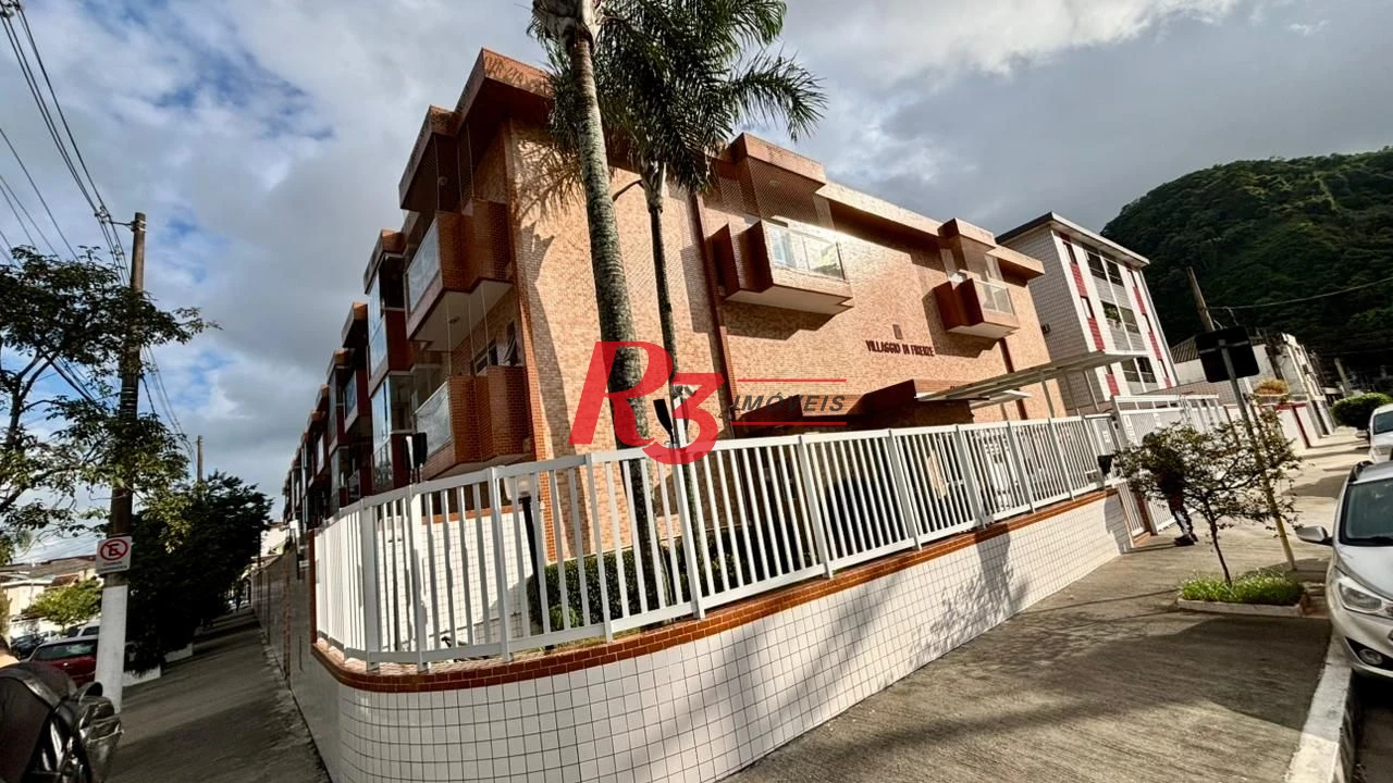 Village com lazer com 2 dormitórios à venda, 106 m² por R$ 585.000 - Vila Mathias - Santos/SP