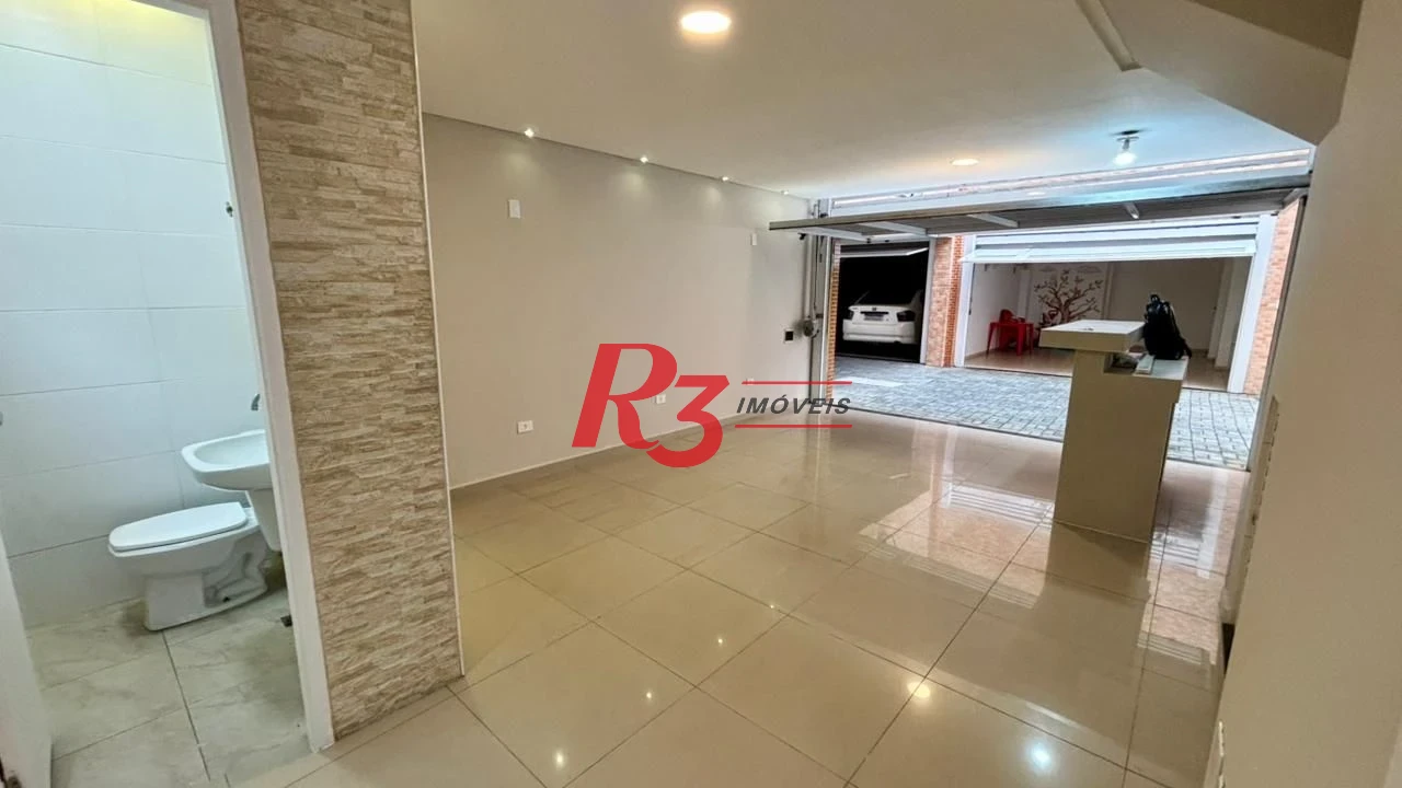 Village com lazer com 2 dormitórios à venda, 106 m² por R$ 585.000 - Vila Mathias - Santos/SP