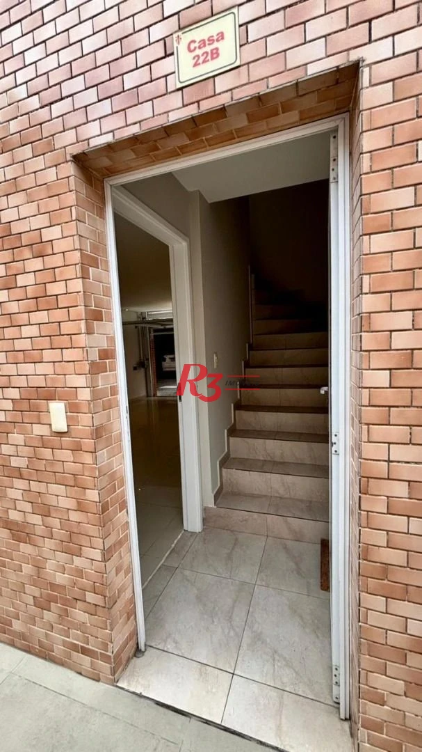 Village com lazer com 2 dormitórios à venda, 106 m² por R$ 585.000 - Vila Mathias - Santos/SP