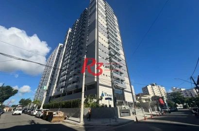Apartamento com 1 dormitório à venda, 38 m² por R$ 480.000,00 - Macuco - Santos/SP