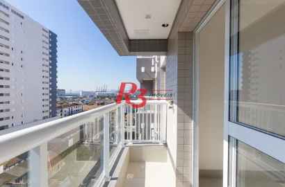 Apartamento com 1 dormitório à venda, 38 m² por R$ 480.000,00 - Macuco - Santos/SP