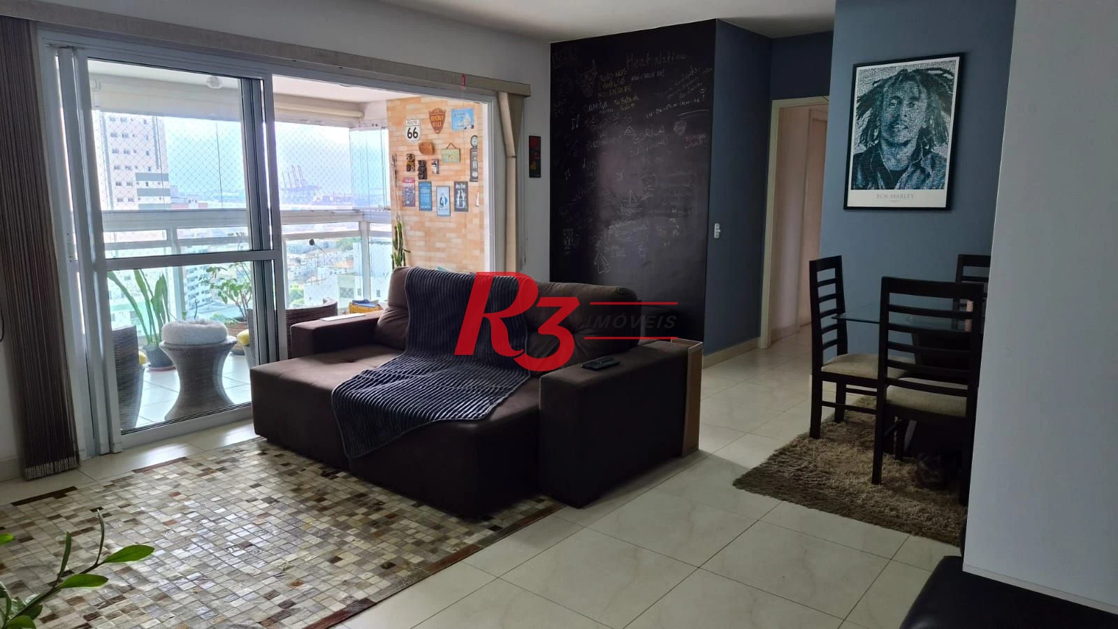 Apartamento com 3 dormitórios à venda, 102 m² por R$ 1.100.000,00 - Ponta da Praia - Santos/SP