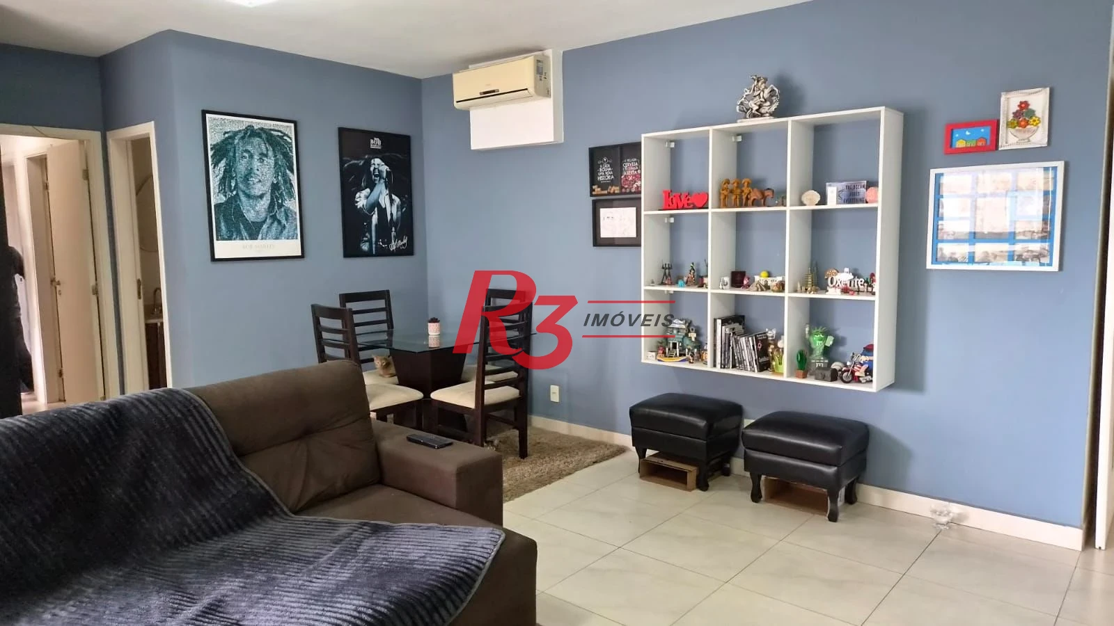 Apartamento com 3 dormitórios à venda, 102 m² por R$ 1.100.000,00 - Ponta da Praia - Santos/SP