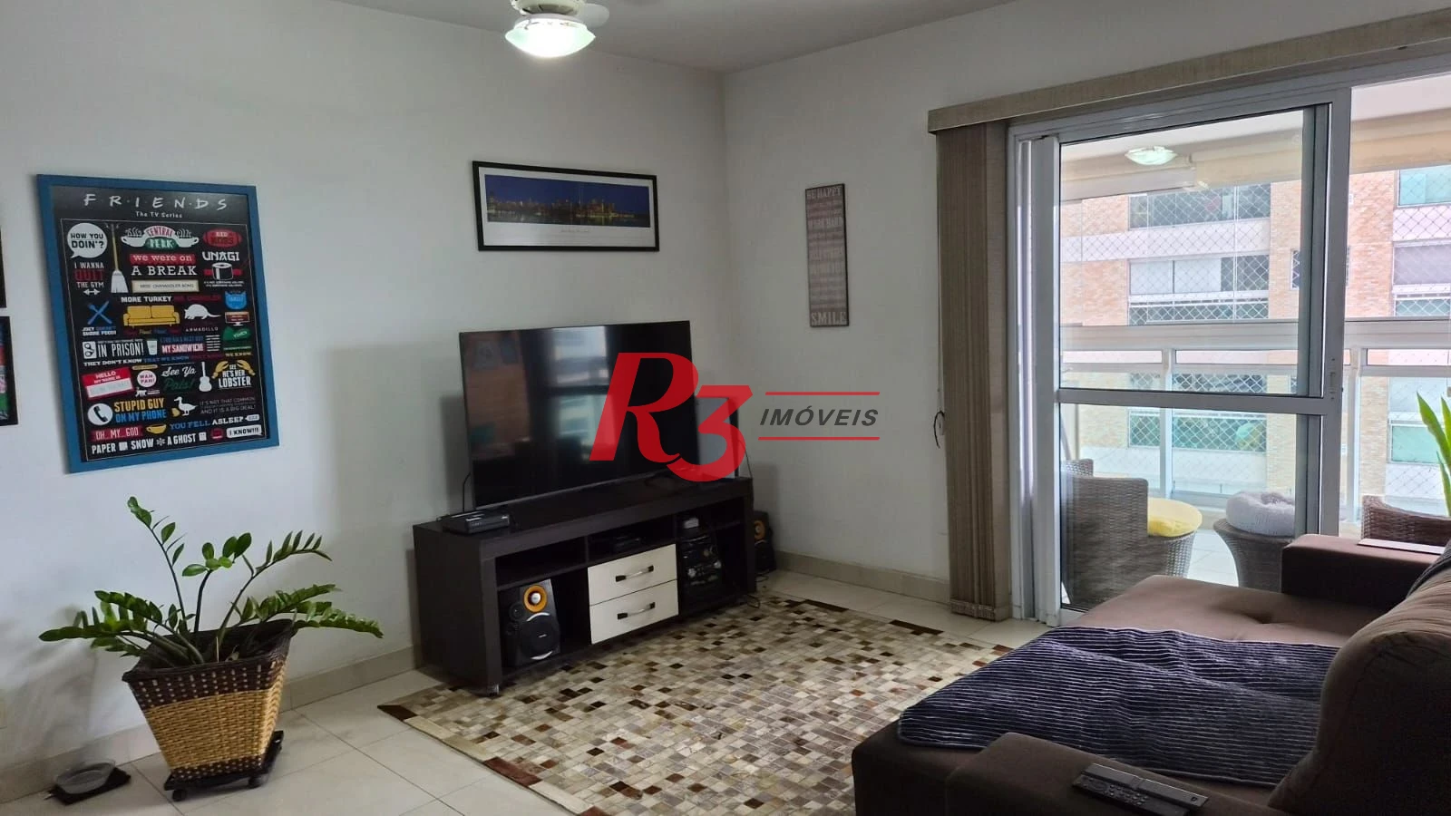 Apartamento com 3 dormitórios à venda, 102 m² por R$ 1.100.000,00 - Ponta da Praia - Santos/SP