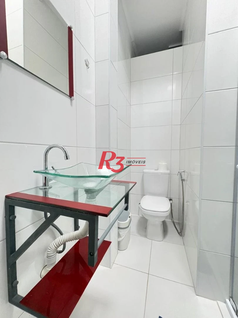 Apartamento com 2 dormitórios para alugar, 64 m² por R$ 5.500,02/mês - Boqueirão - Santos/SP
