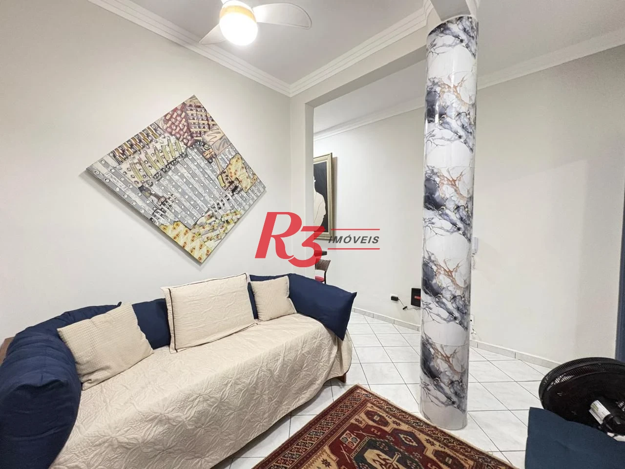 Apartamento com 2 dormitórios para alugar, 64 m² por R$ 5.500,02/mês - Boqueirão - Santos/SP