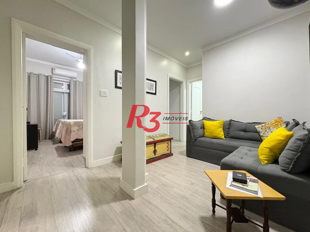 Apartamento com 2 dormitórios para alugar, 64 m² por R$ 5.500,02/mês - Boqueirão - Santos/SP