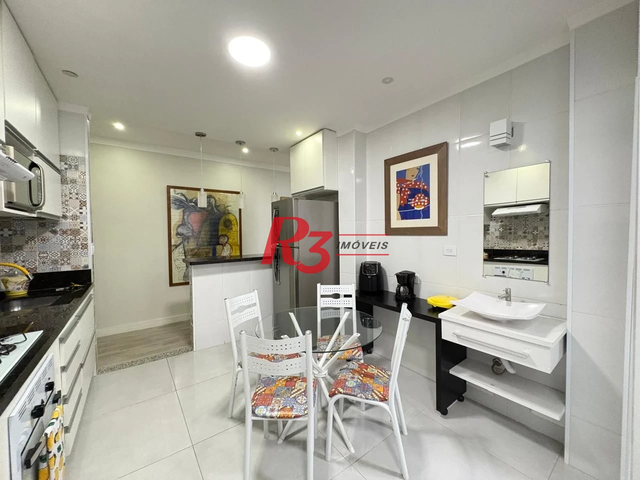 Apartamento com 2 dormitórios para alugar, 64 m² por R$ 5.500,02/mês - Boqueirão - Santos/SP