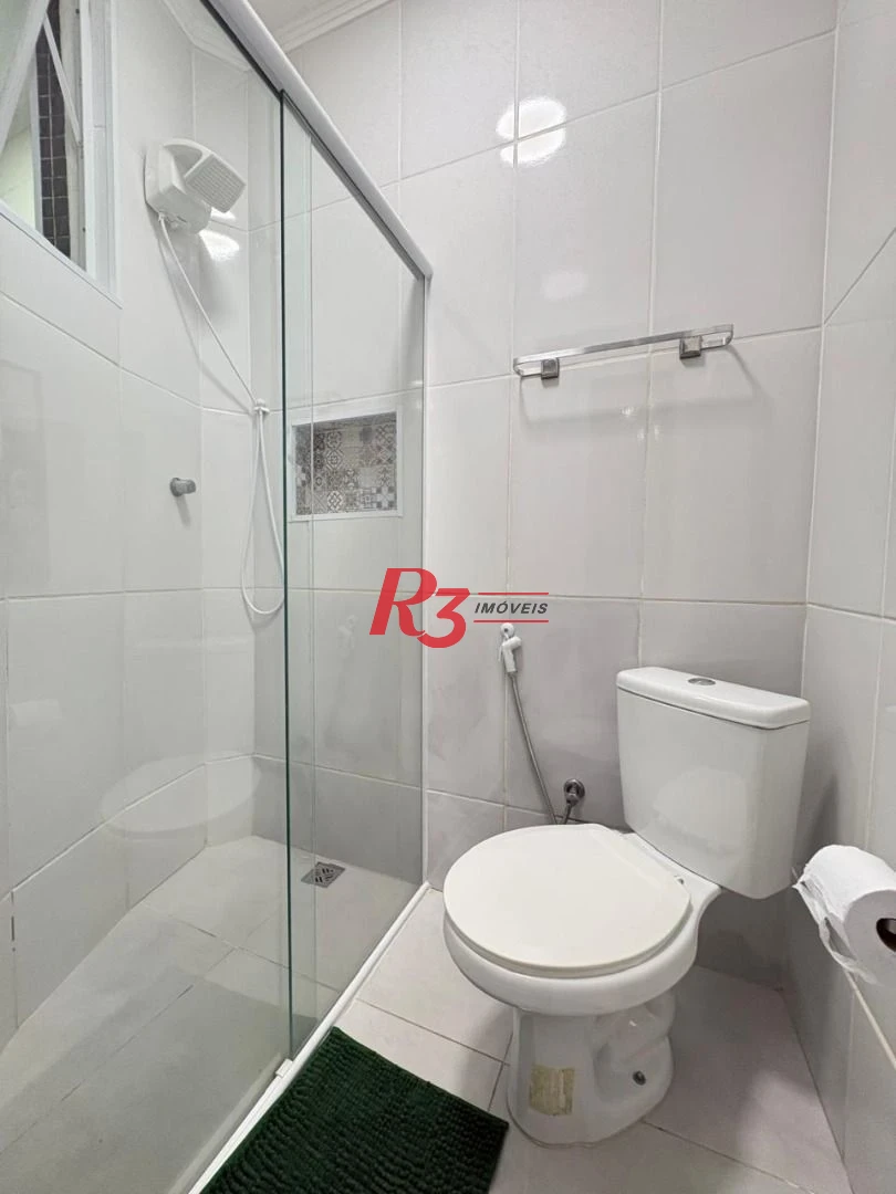 Apartamento com 2 dormitórios para alugar, 64 m² por R$ 5.500,02/mês - Boqueirão - Santos/SP