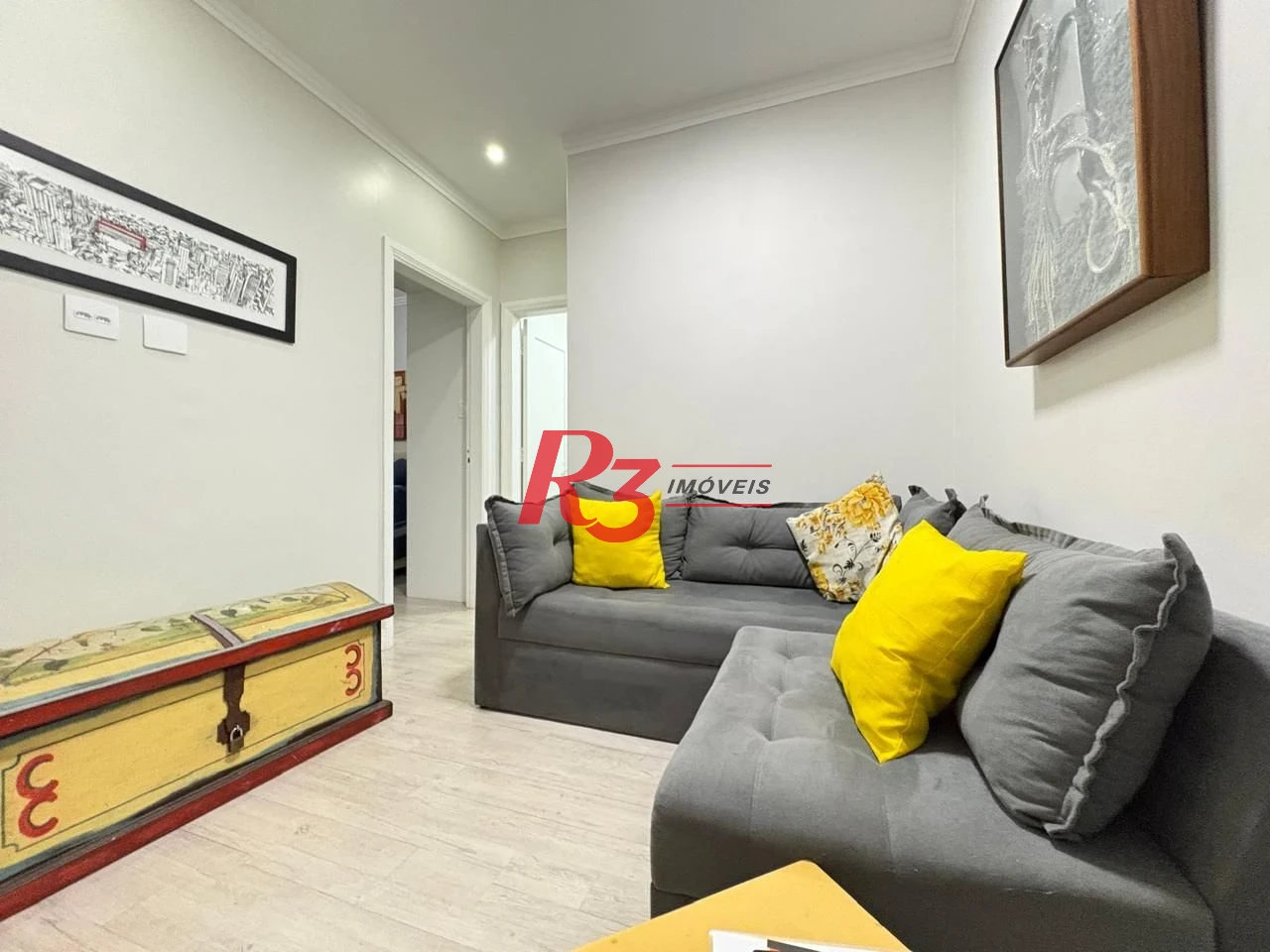 Apartamento com 2 dormitórios para alugar, 64 m² por R$ 5.500,02/mês - Boqueirão - Santos/SP