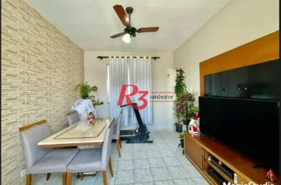 Apartamento com 2 dormitórios à venda, 73 m² por R$ 400.000,00 - Gonzaga - Santos/SP