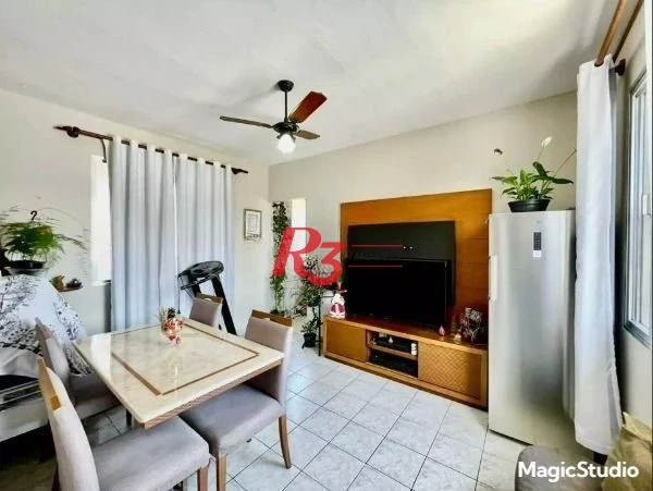 Apartamento com 2 dormitórios à venda, 73 m² por R$ 400.000,00 - Gonzaga - Santos/SP