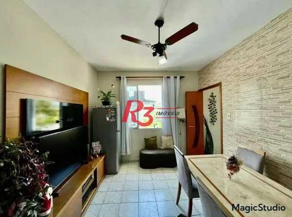 Apartamento com 2 dormitórios à venda, 73 m² por R$ 400.000,00 - Gonzaga - Santos/SP