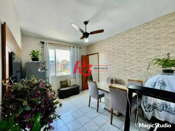 Apartamento com 2 dormitórios à venda, 73 m² por R$ 400.000,00 - Gonzaga - Santos/SP
