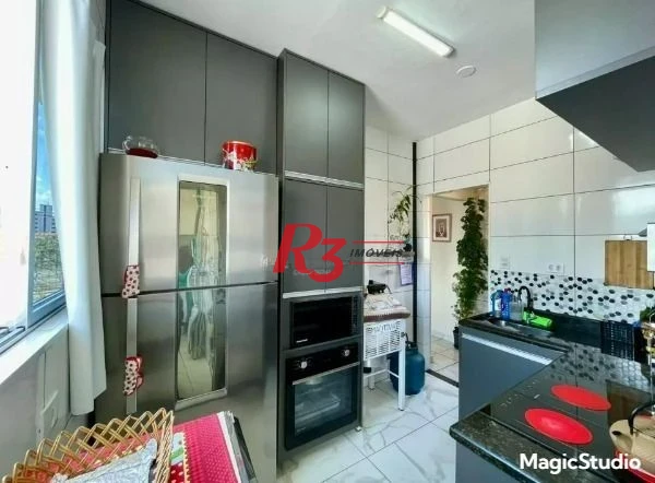 Apartamento com 2 dormitórios à venda, 73 m² por R$ 400.000,00 - Gonzaga - Santos/SP