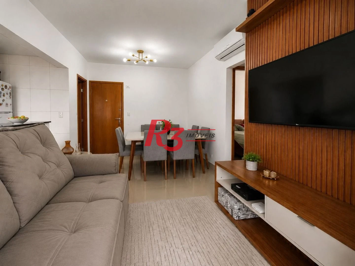 Apartamento com 2 dormitórios à venda, 59 m² por R$ 535.000,00 - Vila Matias - Santos/SP