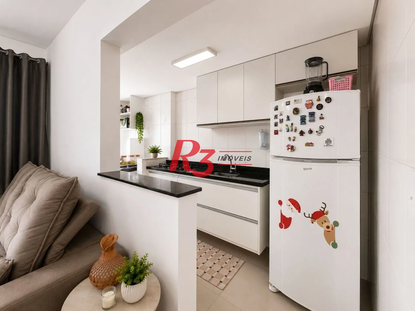 Apartamento com 2 dormitórios à venda, 59 m² por R$ 535.000,00 - Vila Matias - Santos/SP