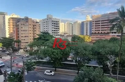Apartamento com 3 dormitórios para alugar, 202 m² por R$ 6.968,36/mês - Embaré - Santos/SP