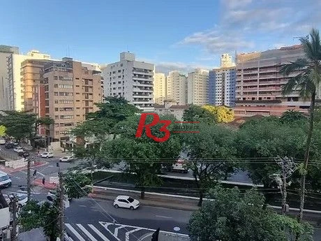 Apartamento com 3 dormitórios para alugar, 202 m² por R$ 6.968,36/mês - Embaré - Santos/SP