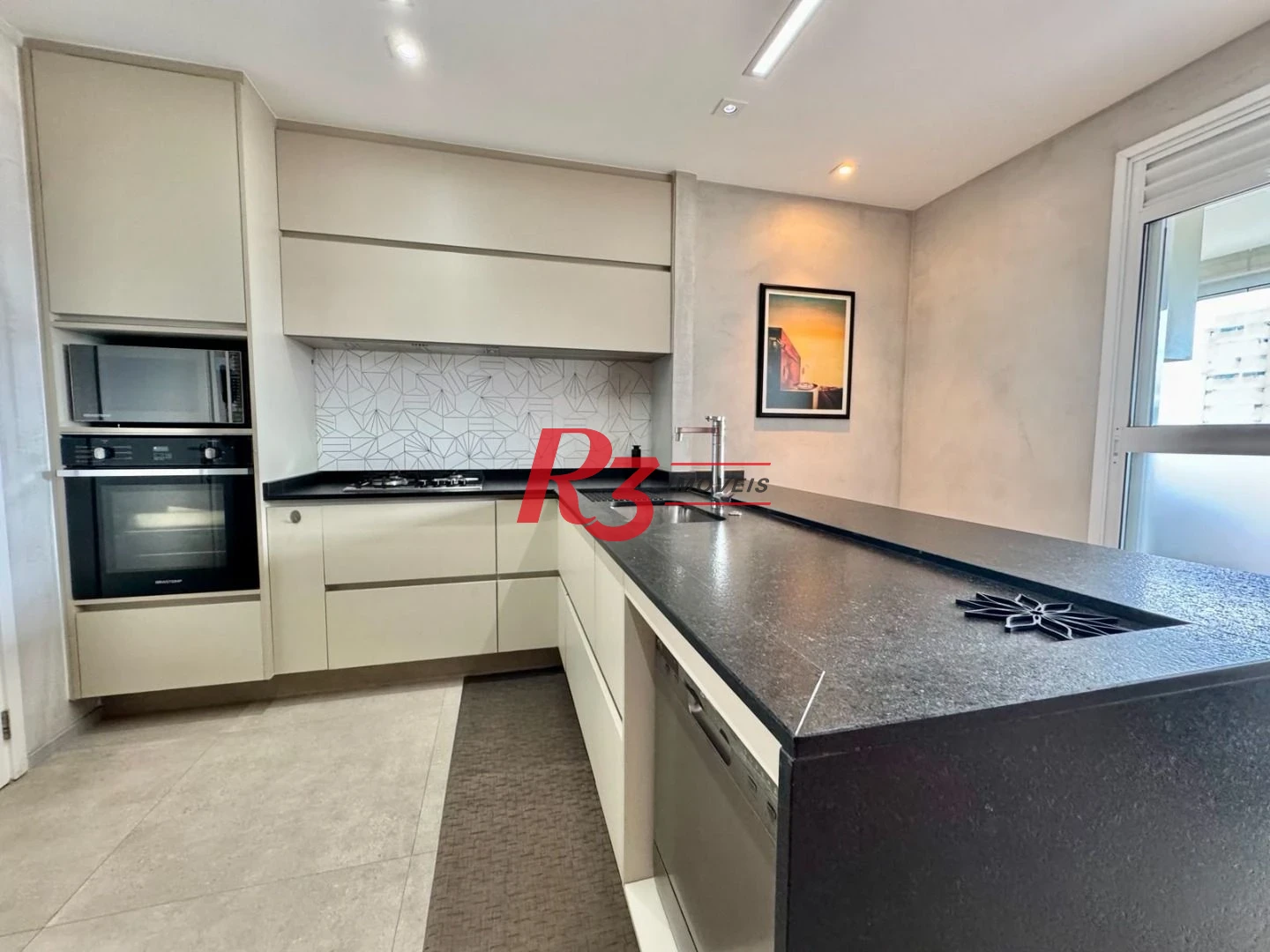 Apartamento com 3 dormitórios à venda, 127 m² por R$ 2.300.000,00 - Boqueirão - Santos/SP