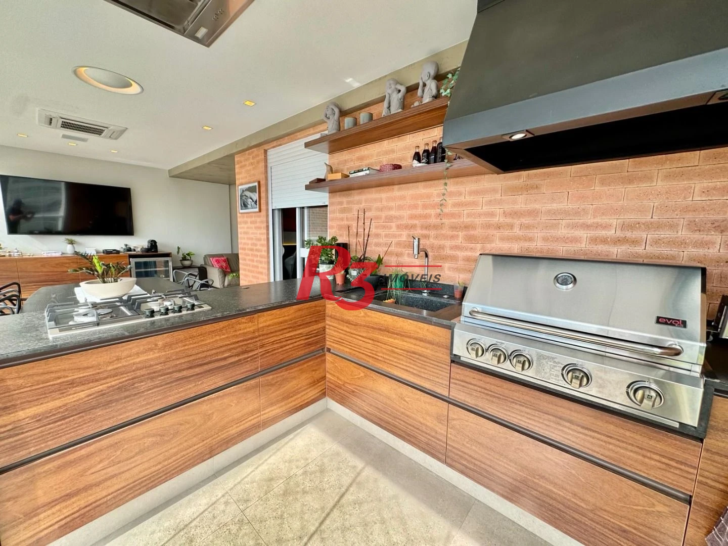 Apartamento com 3 dormitórios à venda, 127 m² por R$ 2.300.000,00 - Boqueirão - Santos/SP