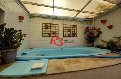 Casa com 4 dormitórios à venda, 260 m² por R$ 1.350.000,00 - Embaré - Santos/SP