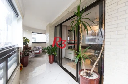 Apartamento com 4 dormitórios à venda, 274 m² por R$ 2.200.000,00 - Boqueirão - Santos/SP
