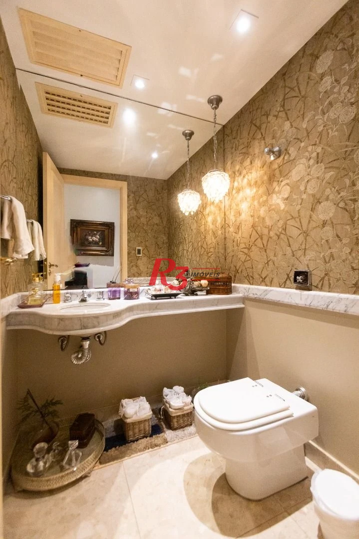 Apartamento com 4 dormitórios à venda, 274 m² por R$ 2.200.000,00 - Boqueirão - Santos/SP