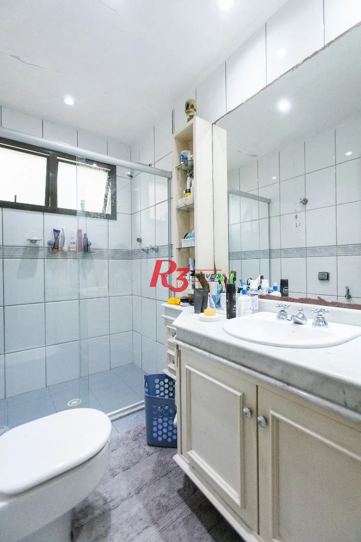 Apartamento com 4 dormitórios à venda, 274 m² por R$ 2.200.000,00 - Boqueirão - Santos/SP