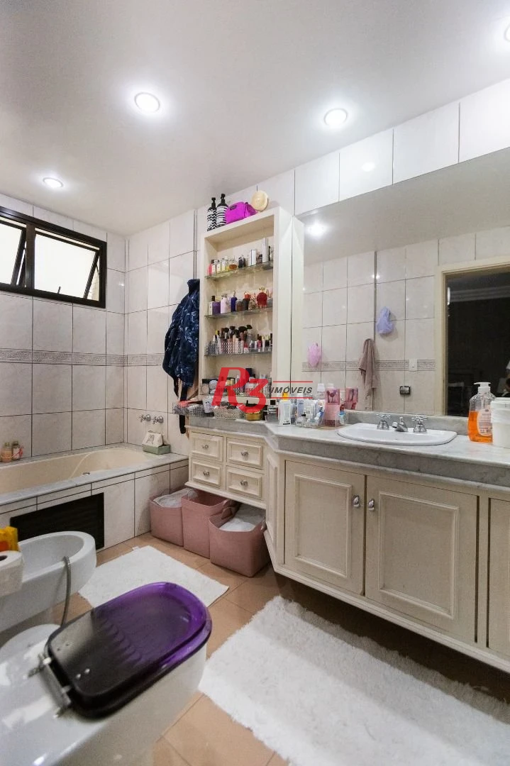 Apartamento com 4 dormitórios à venda, 274 m² por R$ 2.200.000,00 - Boqueirão - Santos/SP