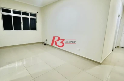 Apartamento com 2 dormitórios para alugar, 90 m² por R$ 3.600,00/mês - Embaré - Santos/SP