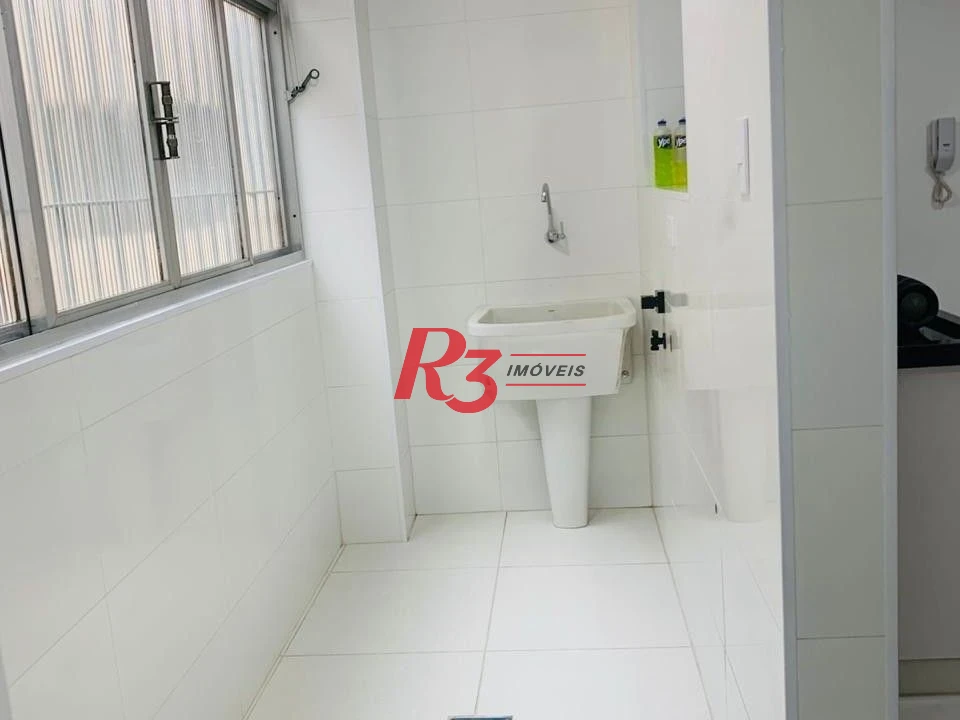Apartamento com 2 dormitórios para alugar, 90 m² por R$ 3.600,00/mês - Embaré - Santos/SP