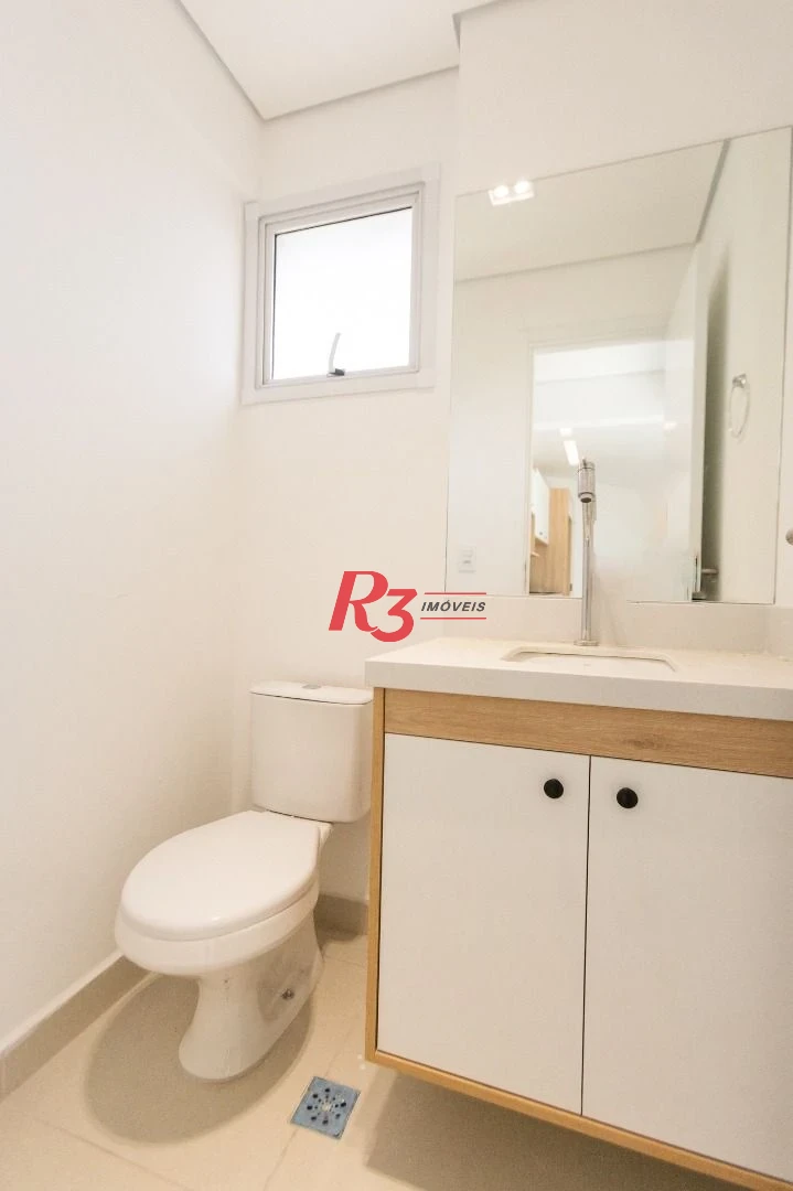 Apartamento com 2 dormitórios para alugar, 72 m² por R$ 5.628,98/mês - Campo Grande - Santos/SP
