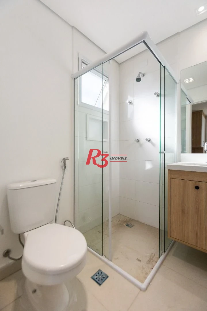 Apartamento com 2 dormitórios para alugar, 72 m² por R$ 5.628,98/mês - Campo Grande - Santos/SP