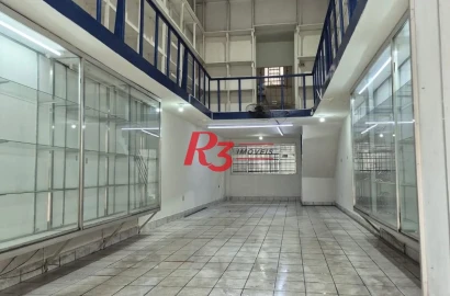 Loja para alugar, 150 m² por R$ 4.300,00/mês - Centro - Santos/SP