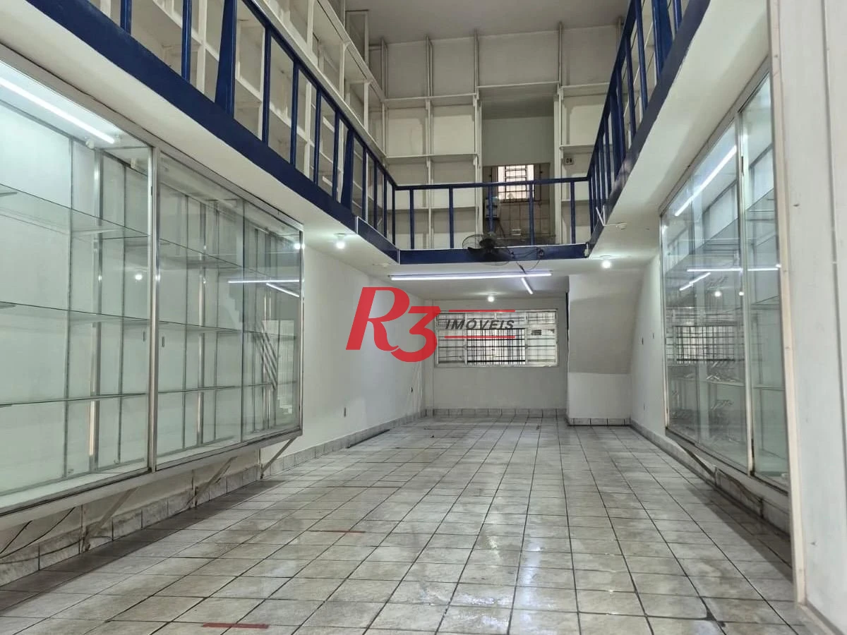 Loja para alugar, 150 m² por R$ 4.300,00/mês - Centro - Santos/SP