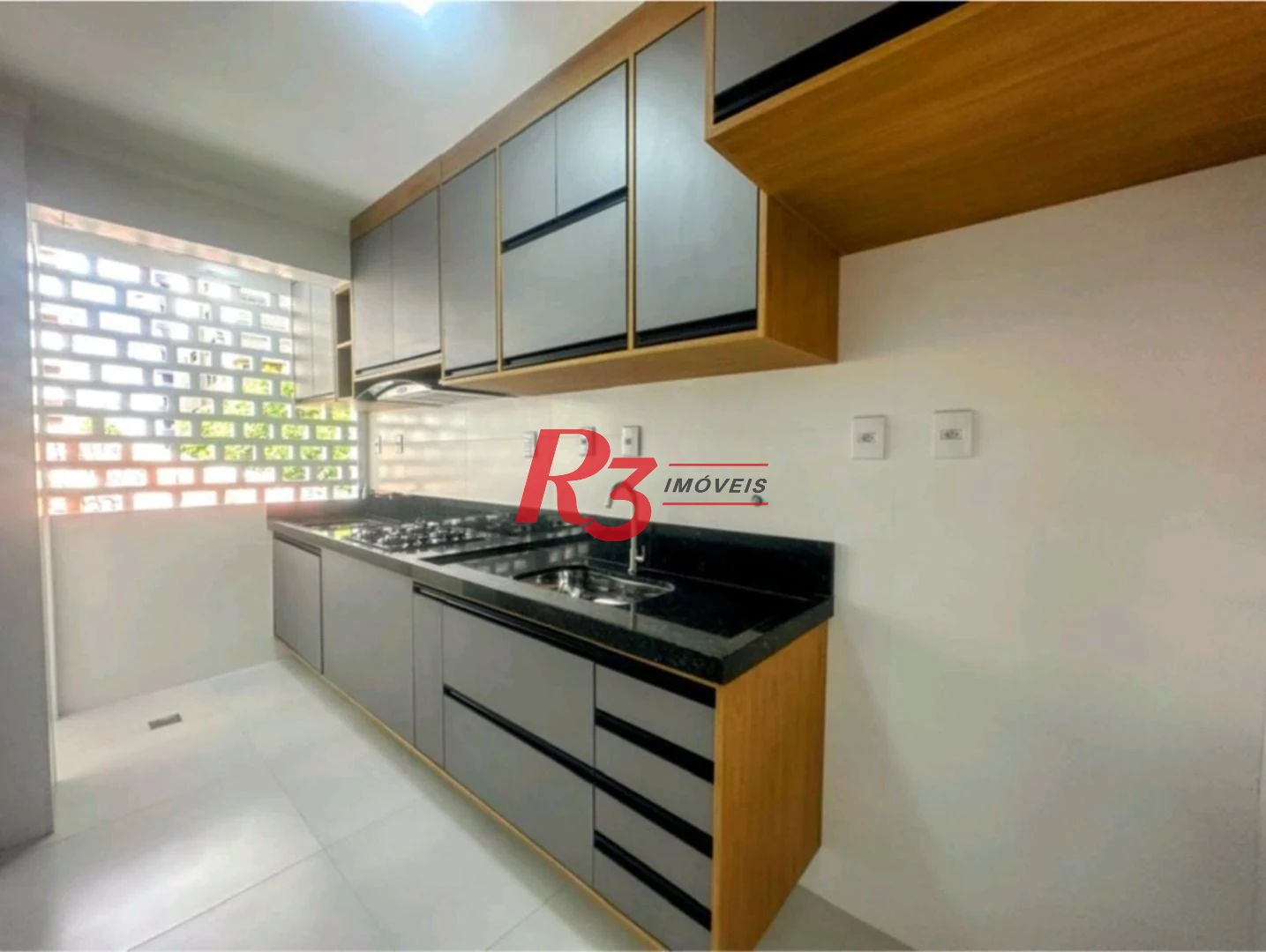 Apartamento com 1 dormitório à venda, 56 m² por R$ 466.000,00 - Boqueirão - Santos/SP