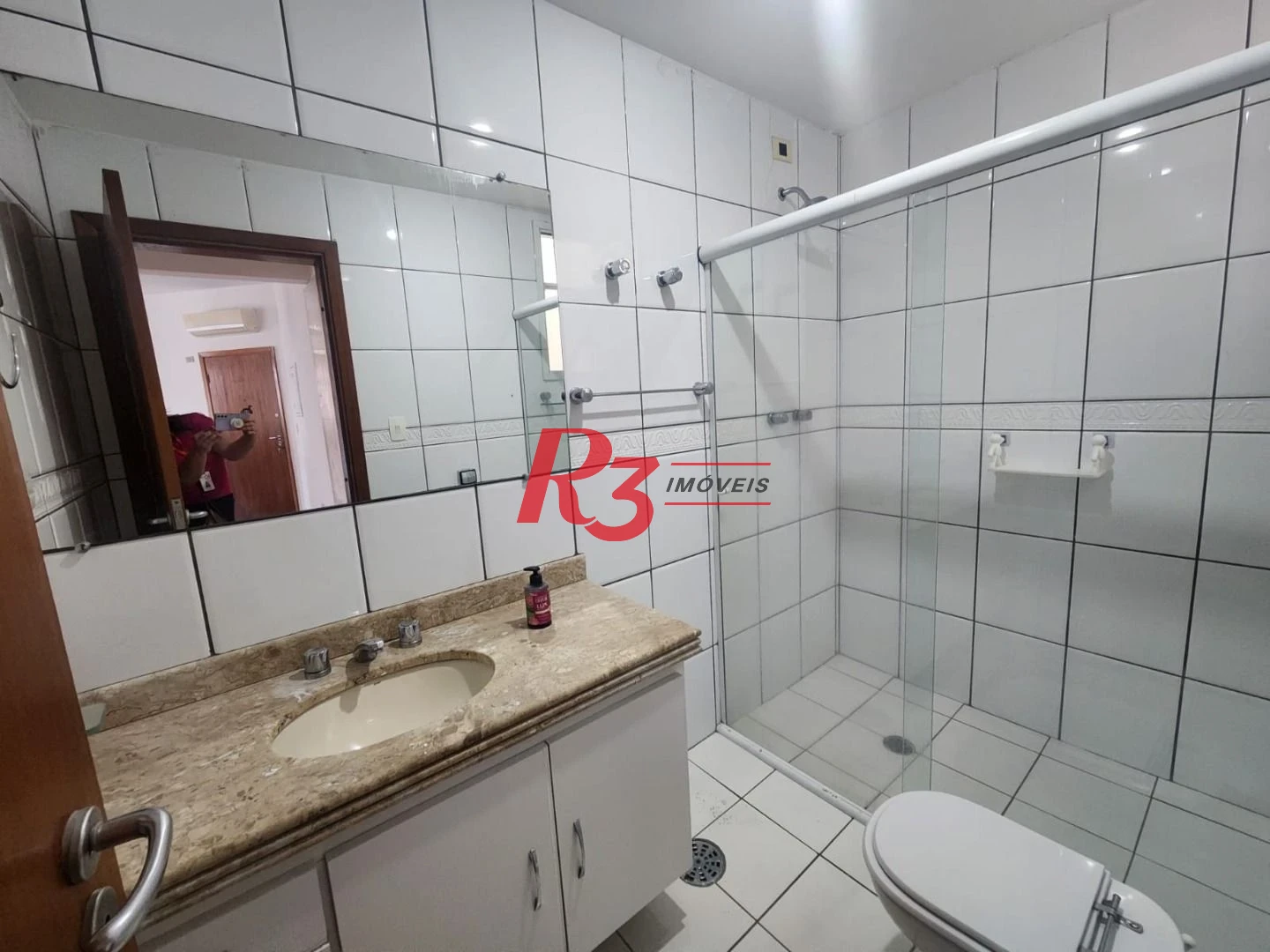 Apartamento com 1 dormitório para alugar, 54 m² por R$ 3.800,00/mês - Gonzaga - Santos/SP