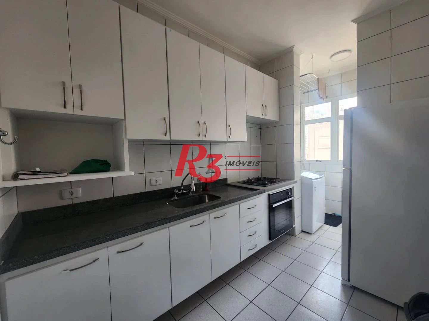 Apartamento com 1 dormitório para alugar, 54 m² por R$ 3.800,00/mês - Gonzaga - Santos/SP
